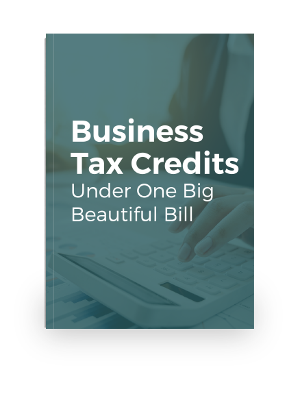 Business Tax Credits Under One Big Beautiful Bill